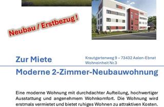 Wohnung mieten in Krautgartenweg, 73432 Aalen, Moderne 2-Zimmer-Neubauwohnung in Aalen-Ebnat