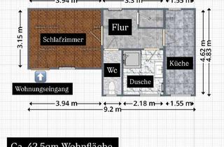 Wohnung mieten in Neugasse 50, 64560 Riedstadt, 1-Zimmer Wohnung mit EBK