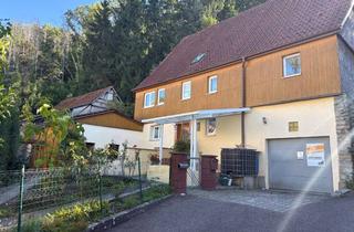 Haus kaufen in Pfahlbachweg, 74613 Öhringen, Charmantes Wohnhaus am Bach mit Garten, Garage und Ausbaupotenzial in Öhringen-Ohrnberg