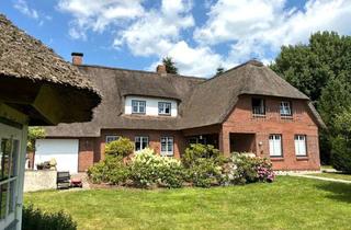 Haus kaufen in 25926 Ladelund, Nordfriesisches Reetdachhaus mit Einliegerwohnung
