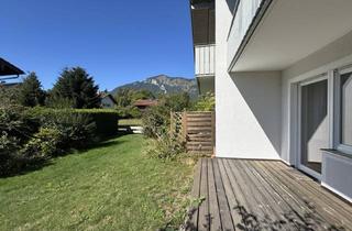 Wohnung kaufen in 83246 Unterwössen, Ruhige, erneuerte, toll ausgestattete 2-Zi.-Garten-ETW mit Südwest-Terrasse + Hobbyraum u. WC im UG