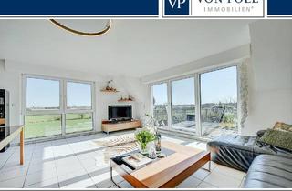 Wohnung kaufen in 47199 Duisburg, Eine wie keine! Traumschöne Maisonette Wohnung mit Blick in die Rheinwiesen