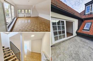 Wohnung mieten in 04105 Leipzig, Wohnen am Rosental; 3-Raum-Maisonettewohnung, Terrasse, Lift