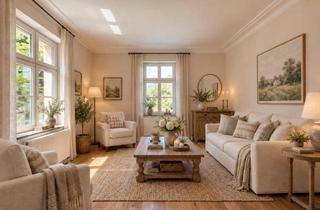 Wohnung kaufen in 06237 Leuna, Ihr Rückzugsort für die Familie: Lichtdurchflutete Hochparterrewohnung mit Garten in Leuna