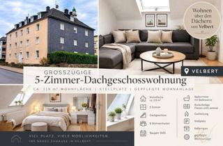 Wohnung kaufen in 42551 Velbert, Viel Platz über den Dächern von Velbert – 5 Zimmer auf ca. 119 m² mit Stellplatz