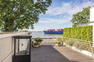 Wohnung kaufen in 22587 Blankenese, Panorama-Elbblick und Hausgefühl am Elbstrand von Blankenese