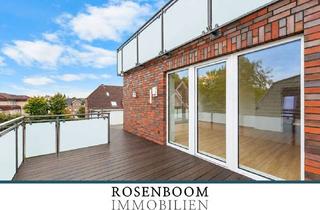 Wohnung mieten in 26603 Aurich, Hochwertige Etagenwohnung mit Dachterrasse & Stellplatz in Innenstadtlage!