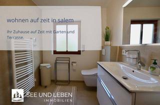 Wohnung mieten in 88682 Salem, Möblierte Erdgeschosswohnung in Salem auf Zeit – 105 m², zwei Terrassen und Tiefgaragenstellplatz