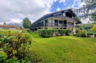 Wohnung kaufen in 82432 Walchensee, Exklusive 3-Zimmer-Wohnung am Walchensee: Gepflegtes Erdgeschoss mit Terrasse