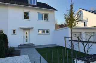 Haus mieten in Nelkenstraße 14, 85716 Unterschleißheim, Renovierte DHH mit fünf Zimmern, Kaminofen, EBK und Südwestgarten in Unterschleißheim