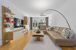 Wohnung kaufen in 63263 Neu-Isenburg, Barrierefreie Erdgeschosswohnung mit zwei Gärten, hochwertiger Ausstattung und Top-Lage