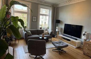 Wohnung mieten in 20257 Eimsbüttel, Traumhafte 4-Zimmer-Altbauwohnung in Eimsbüttel zur Zwischenmiete | 108 m² | Balkon