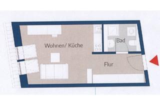Wohnung mieten in Humboldtstraße, 86167 Lechhausen, 1-Zimmer-Apartment in Augsburg - Lechhausen