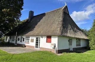Haus kaufen in 25554 Nortorf, Sanierte Reetdachkate mit ELW auf ca. 1.839 m² Grundstück in Alleinlage - Provisionsfrei
