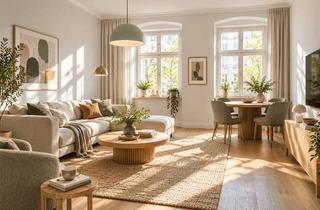 Wohnung kaufen in 13086 Weißensee, 3 Zimmer Altbauwohnung mit Balkon im Erstbezug in bester Lage von Weißensee