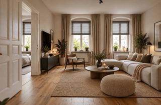 Wohnung kaufen in 13086 Weißensee, Wunderschöne 2 Zimmer Altbauwohnung im Erstbezug nach Sanierung in Weißensee