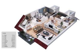 Wohnung kaufen in 97421 Innenstadt, Im Bau befindliche- 4 Zi. Dachterrassenwohnung, Neubau mit Lift, Garage, Sonderwünsche noch möglich
