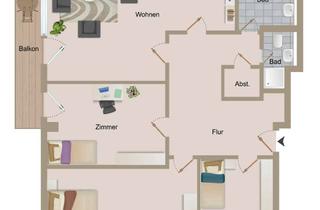 Wohnung mieten in Oskar-Von-Miller-Str., 84051 Essenbach, Großzügige WG-geeignete Wohnung mit perfekter Verkehrsanbindung