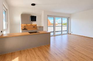 Wohnung mieten in 89537 Giengen, Exklusive Neubau-Dachgeschosswohnung mit Loggia & Einbauküche
