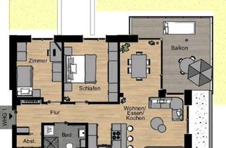 Wohnung mieten in Abt-Berchtold-Straße, 88427 Bad Schussenried, Erstbezug Neubauwohnung 3 1/2 Zimmer auf 77qm