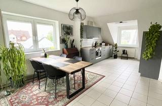 Wohnung mieten in 63791 Karlstein, Karlstein: Gepflegte 3-Zimmer-Dachgeschosswohnung mit Einbauküche & Gartenmitbenutzung