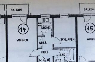 Wohnung mieten in Geschwister-Scholl-Straße 27 b, 23795 Bad Segeberg, Ansprechende 2-Zimmer-Wohnung mit Balkon und EBK in Bad Segeberg