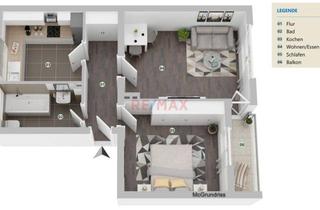 Anlageobjekt in 67227 Frankenthal, Gepflegte, bezugsfreie Eigentumswohnung mit Balkon und Stellplatz