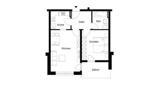 Wohnung mieten in 31812 Bad Pyrmont, *Im Grünen gelegene 2-Zimmerwohnung mit sonnigem Wintergarten*