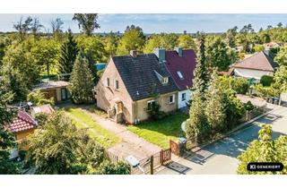 Doppelhaushälfte kaufen in 01612 Nünchritz, Doppelhaushälfte mit Entwicklungspotenzial in direkter Waldlage: mit Garten, Terrasse & Garage!
