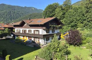 Wohnung kaufen in 83259 Schleching, Vermietete, ruhige 3-Zi.-Garten-ETW mit Ostterrasse, Kellerraum und Tiefgaragenplatz