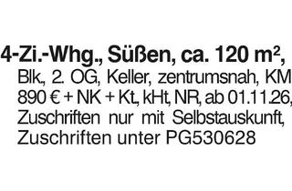 Wohnung mieten in 73079 Süßen, 4-Zi.-Whg. in Süßen