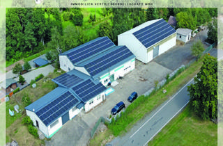 Gewerbeimmobilie kaufen in 54552 Hörscheid, Traumhaftes Gewerbeanwesen (975 m²) mit Einliegerwohnung auf 4.700 m² Preis - 120.000 PV Einspeisung
