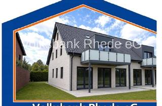Wohnung kaufen in 46414 Rhede, Unverbauter Blick - Exklusive Erdgeschosswohnung mit Effizienzhaus 40 QNG-Zertifizierung in Rhede