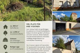 Haus kaufen in 06780 Zörbig, Zörbig - Lehmhaus mit Scheune & großem Grundstück