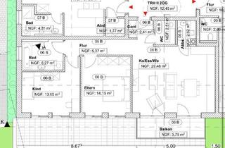 Wohnung kaufen in 36041 Fulda, Fulda - 3ZKB *NEUBAU* mit Aufzug + Balkon in bester Lage