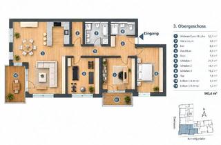 Wohnung kaufen in 53225 Bonn, Bonn - Großzügige 4-Zimmer-Wohnung mit Rheinblick und Garagenstellplatz