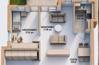 Wohnung kaufen in 01157 Dresden, Dresden - Gepflegte 3-Zimmer-ETW mit Terrasse in Dresden-Cotta (Vermietet)
