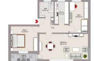 Wohnung kaufen in 27474 Cuxhaven, Cuxhaven - Großzügige 3-Zimmer-Wohnung nahe Grimmershörnbucht