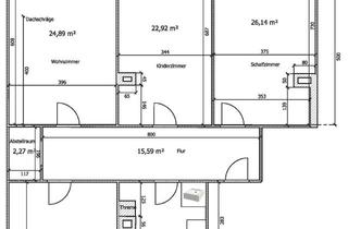 Wohnung mieten in Bahnhofstrasse, 02763 Zittau, Geräumige, Sonnige & modernisierte 3-Zimmer-Dachgeschosswohnung in Zittau