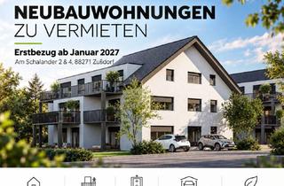 Wohnung mieten in Am Schalander, 88271 Wilhelmsdorf, Neubau-Wohnung in Wilhelmsdorf: 3-Zimmer-Objekt mit durchdachter Ausstattung