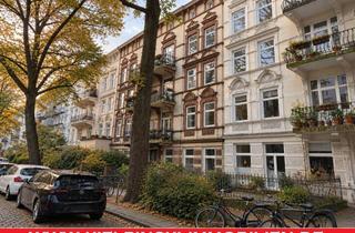 Wohnung kaufen in 20253 Hoheluft-West, Generalsviertel* Gut geschnittene und sanierungsbedürftige 3-Zi.-Jugendstil-ETW mit Garten