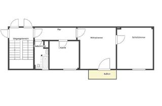Wohnung mieten in Saarlandstraße 79, 67061 Süd, Demnächst frei! 2-Zimmer-Wohnung in Ludwigshafen am Rhein