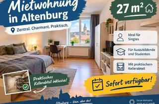 Wohnung mieten in 04600 Altenburg, Einraumwohnung sucht neuen Mieter