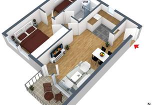 Wohnung mieten in Luruper Hauptstraße 71a, 22547 Lurup, 3 Zimmer mit Südbalkon und Stellplatz, ruhig gelegen