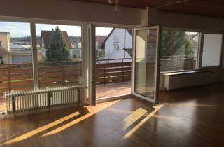 Wohnung mieten in 74366 Kirchheim, Aussichtslage, 4-Zi-Whg mit Home Office Zi.- Kirchheim/N. , Südbalkon, großen Garage