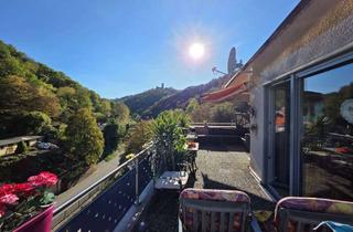 Penthouse mieten in Tiefenbachstraße 31, 65391 Sauerthal, Penthousefeeling mit Burgblick und großer Südwestterrasse