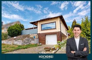 Haus kaufen in 55422 Bacharach, Bungalow trifft Bauland – Wohnen und Entwickeln auf ca. 2.143 m² zum Kauf in Daxweiler
