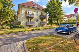 Wohnung kaufen in Zwieseler Straße 8a, 10318 Karlshorst, Bezugsfreie 3-Zimmer-Wohnung mit 111 m² – Garten, Terrasse und zwei Balkone im Denkmalensemble