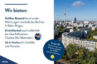Sozialwohnungen mieten in Christoph-Ruden-Straße 12, 12349 Buckow, 1-Zimmer-Wohnung in Neukölln. WBS 160/ 180/ 220 erforderlich.