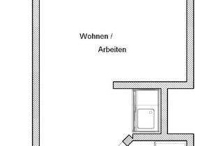 Wohnung mieten in Hermann-Wandersleb-Ring, 53121 Endenich, FÜR STUDENTEN/ Pendler: Apartment mit Balkon/ Pantryküche/ Duschbad ab 01.01.